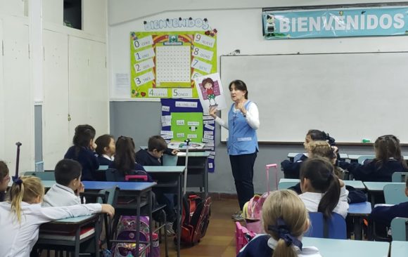 Visita de Laura Alcocer, representante de KiVa en Argentina