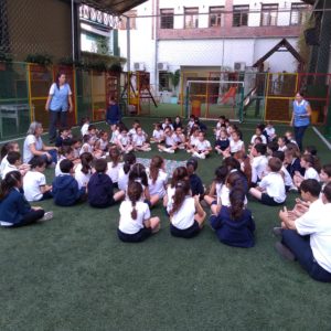 Jornada de espiritualidad con alumnos de 1er grado